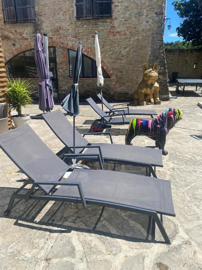 Logis Dans Ancien Relais De Poste Daire Saint Julien Les Rosiers Dış mekan fotoğraf